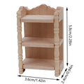 Cabinet Furniture Model Decor Toy Doll House Accessories 1 12 Qme Default Title