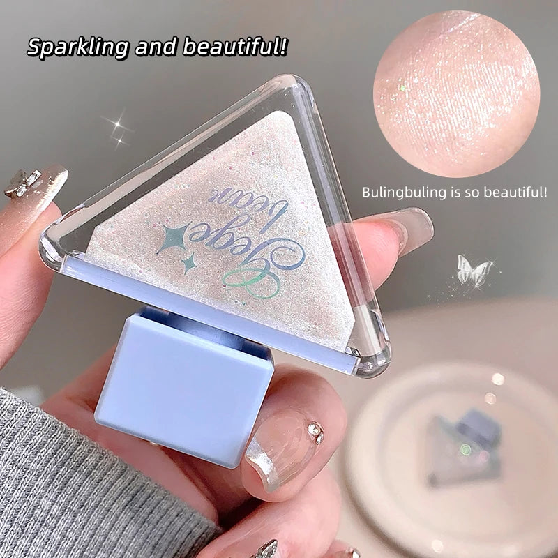 Gege Bear Glazed Eyeshadow Liquid Pearlescent Glitter Brightens Qme