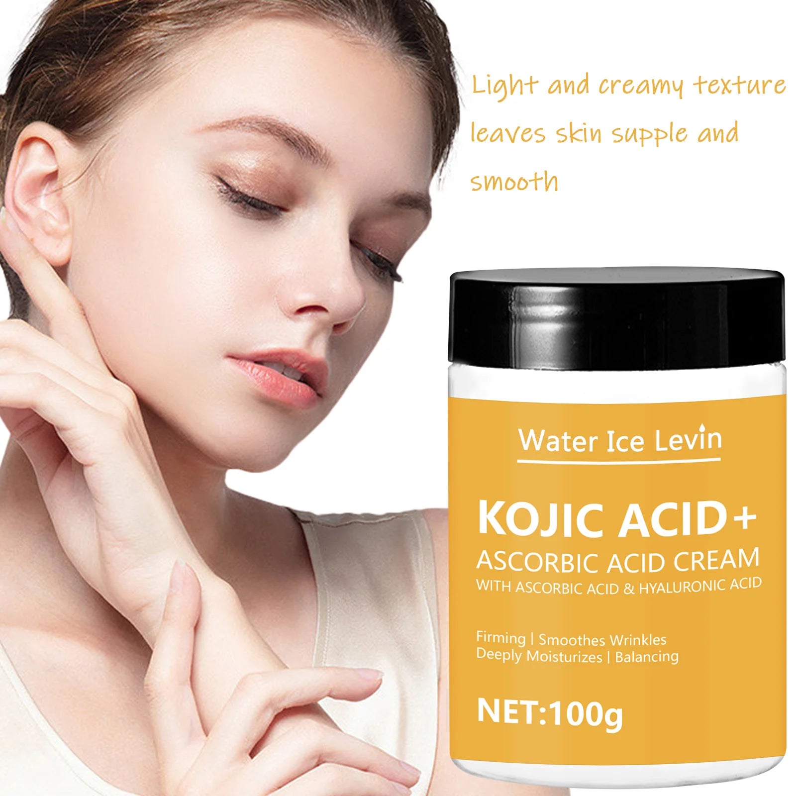 Kojic acid Lifting Firming Cream Collagen Smooth wrinkles Face Cream For Moisturizer Whitening Nourishing Brighten Skin Products Qme