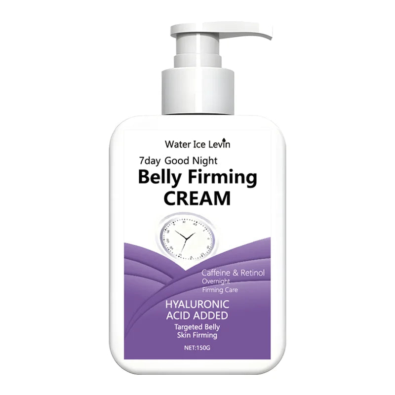 7-Day Good Night Belly Firming Cream with Caffeine & Retinol - Overnight Targeted Firming Care Qme Ivory 150g