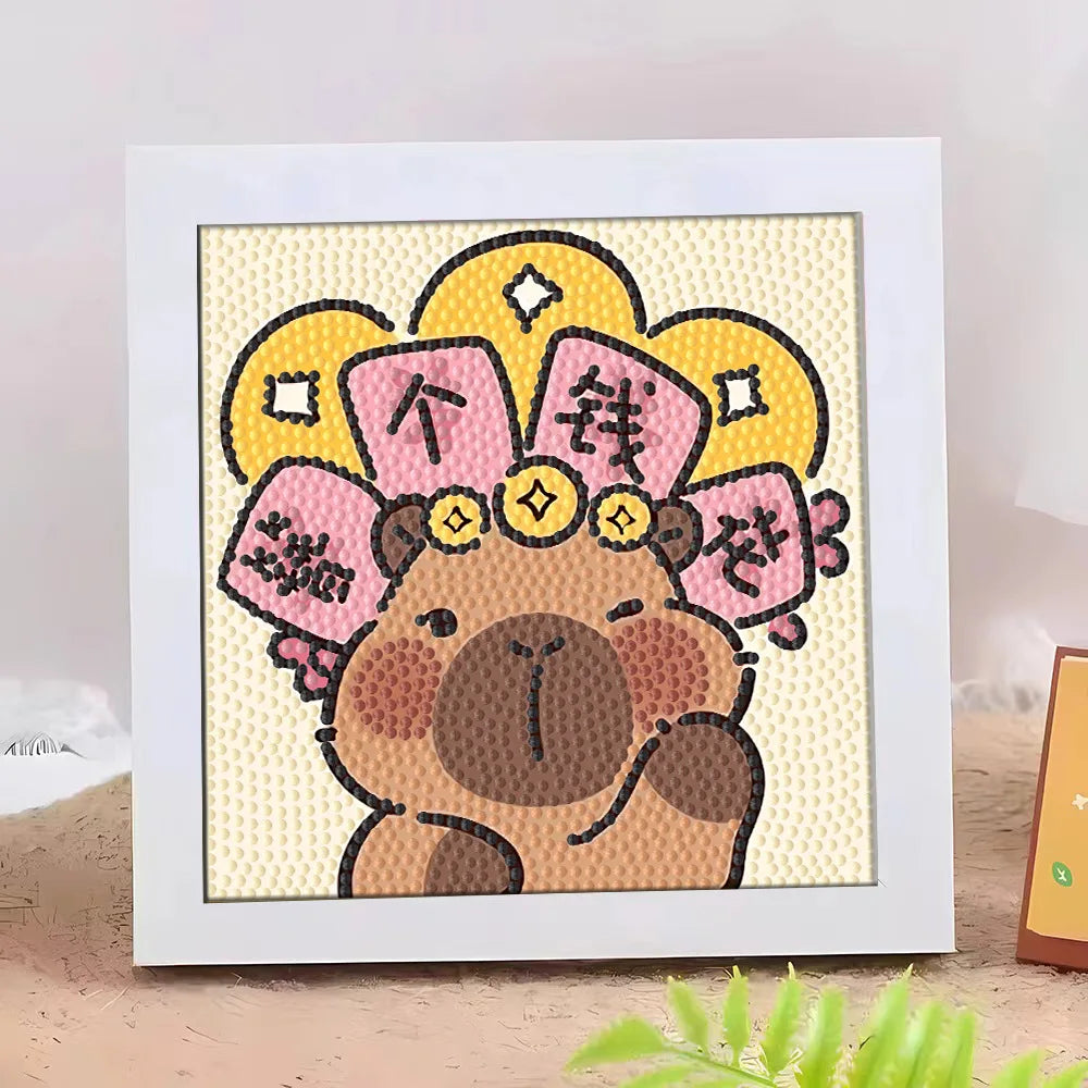 Hello Kitty Kuromi Diamond Painting DIY Craft Frame Cartoon Students