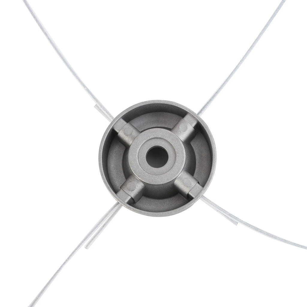 Aluminum Trimmer Head 5 Through Hole Fit String Replacement Wire Rope Qme