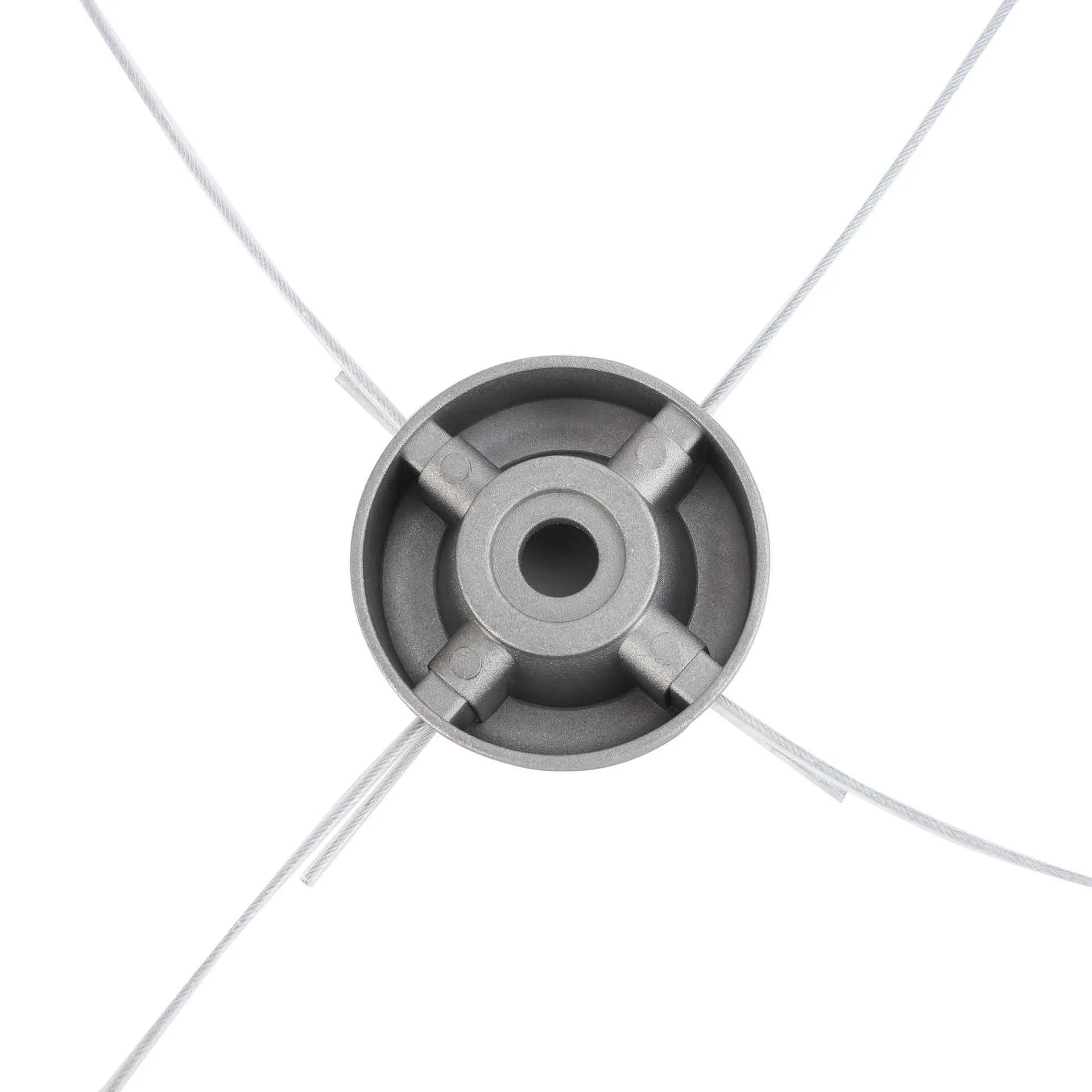 Aluminum Trimmer Head 5 Through Hole Fit String Replacement Wire Rope Qme