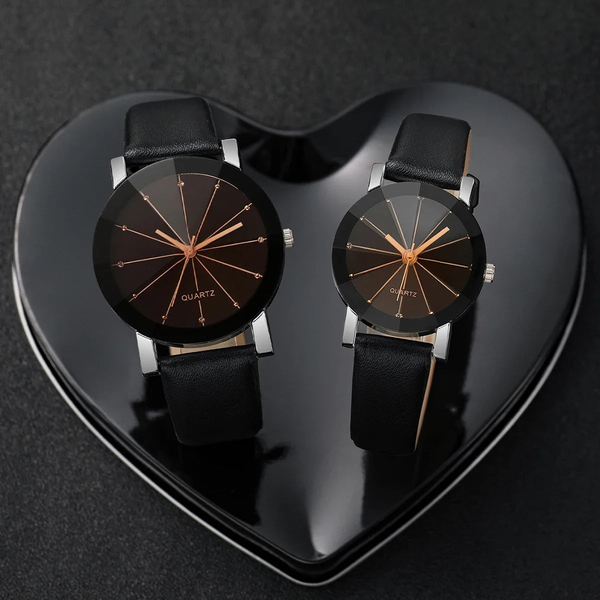 4 P S Casal Rel Gios Moda Strass Homens Mulheres Pulseira De Couro Qme
