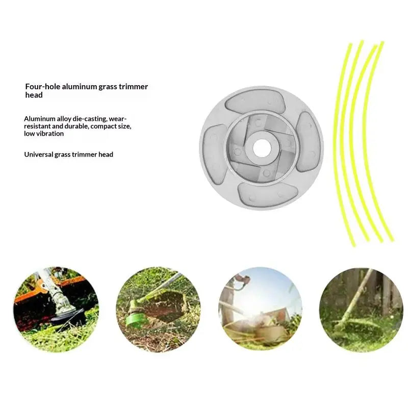 4 Nylon Lines Brush Cutter Strimmer Replacement Universal Mower Qme