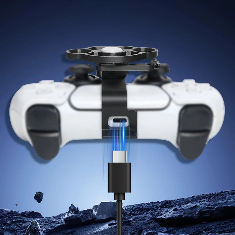 Mini Game Steering Wheel For PS5 Game Controller Accessories Racing Games Steering Wheel Replacement Enhanced Gaming Qme