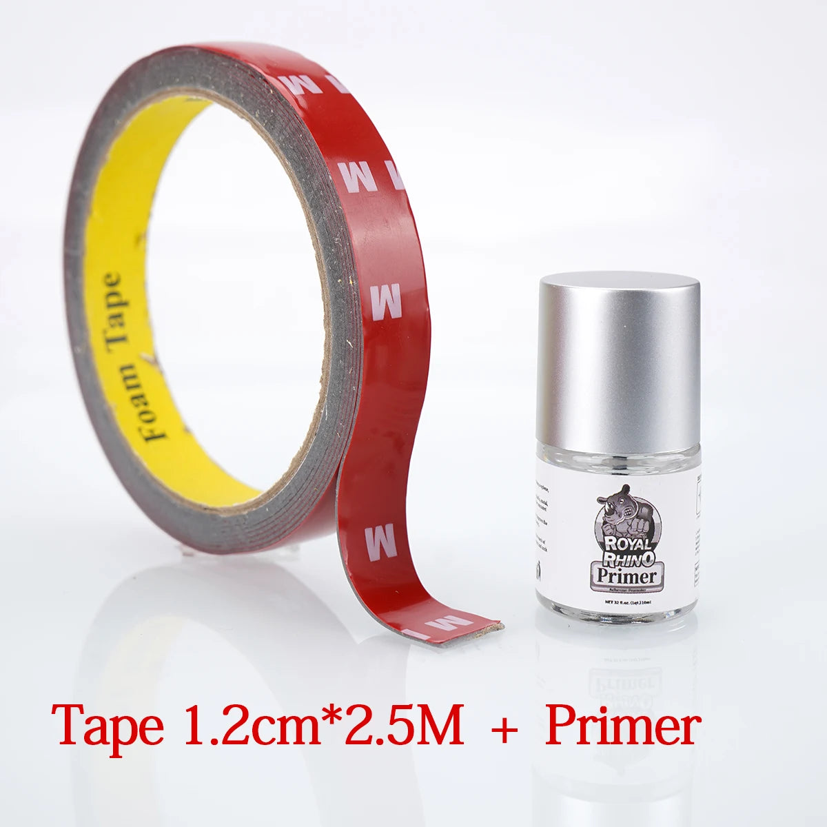 944 Primer Adhesion Promoter and Double Sided Tape Super Paste Combination 10ml Double Sided Tape Aid For Car Accessories Qme Primer 12mm tape