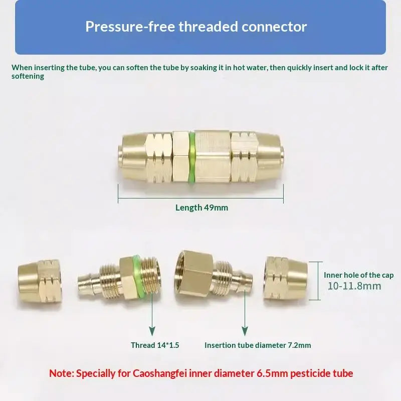 Copper Repair Extension High-pressure Water Pipe Joint Pressure Hose Qme A2