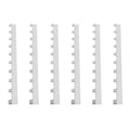 6Pcs Metal Beehive Frame Spacers Durable Beekeeping Hive Frame Strips Beekeeper Tool Equipment for Bee Hive Beekeeper Tool Qme silver