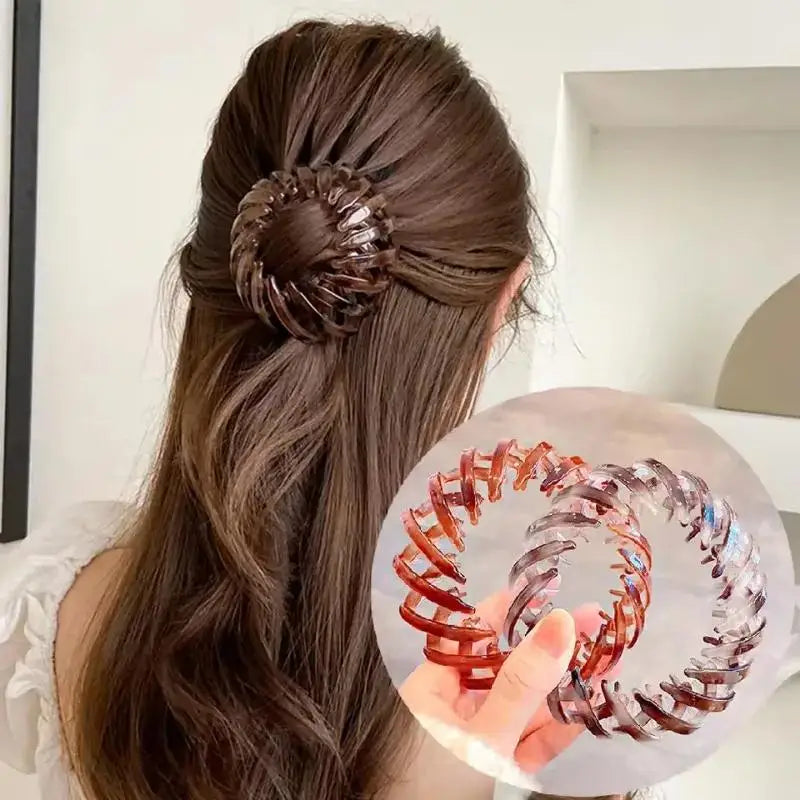Fashion Girls Hair Claw Women Hairs Clamp Grab Barrettes High-quality Qme