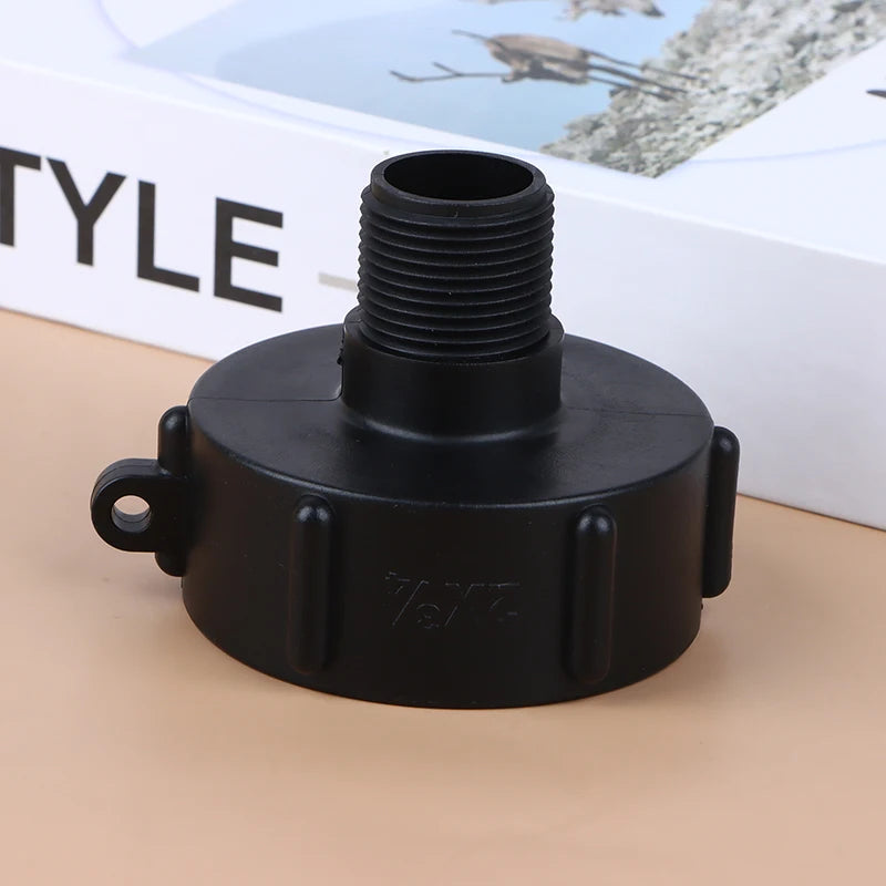 .^1Pc IBC Water Tank Reducing Adapter Durable S60 Fine Thread to 2''NPS 3/4'' Fine Thread Garden Hose Connector Adapter. Qme