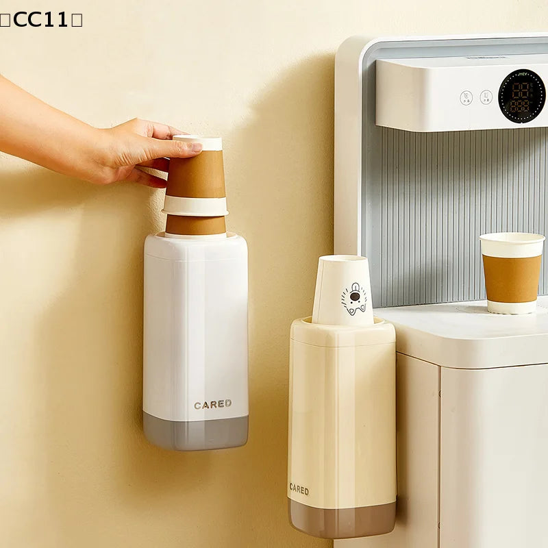 Household Cup Holder Disposable Paper Storage Rack Living Room Qme
