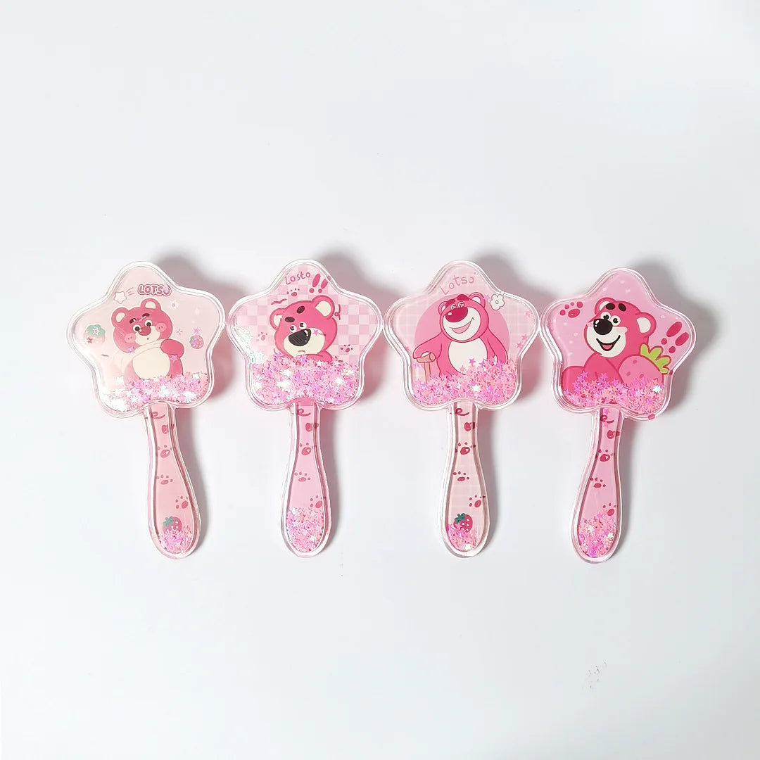 Kuro Mi Cartoon-Printed Comb Student-Style Cushioned “Shake-and-Play” Air-Cushion Comb Anti-Static Comb for Reducing Frizz Qme 007 Random Style