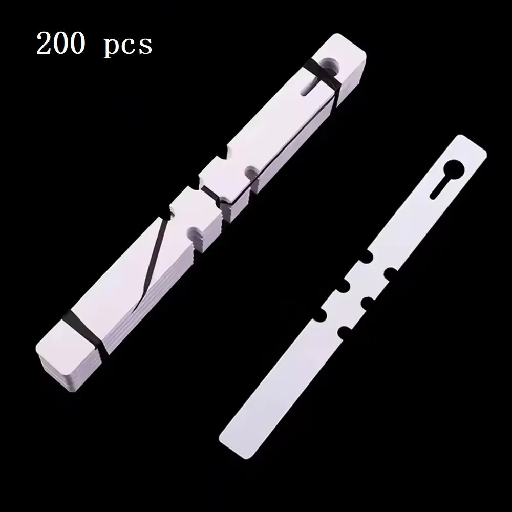 100PCS Pvc Waterproof Ring For Flower Plant Labels, Seedlings, Orchids, Garden Floral Markers, Plastic Signboards Qme 200pcs White 100pcs