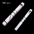 100PCS Pvc Waterproof Ring For Flower Plant Labels, Seedlings, Orchids, Garden Floral Markers, Plastic Signboards Qme 200pcs White 100pcs