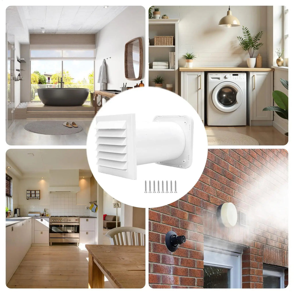 Passive Air Vent Through Wall Intake Airflow Ventilation Home Qme China Mainland
