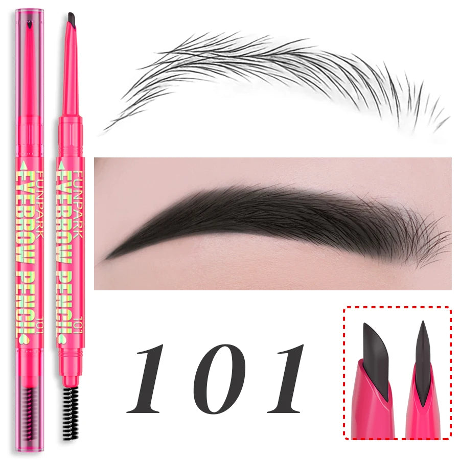 Eyebrow Pencil Professinal Cosmetics Makeup Women 5 Colors Waterproof Qme 101