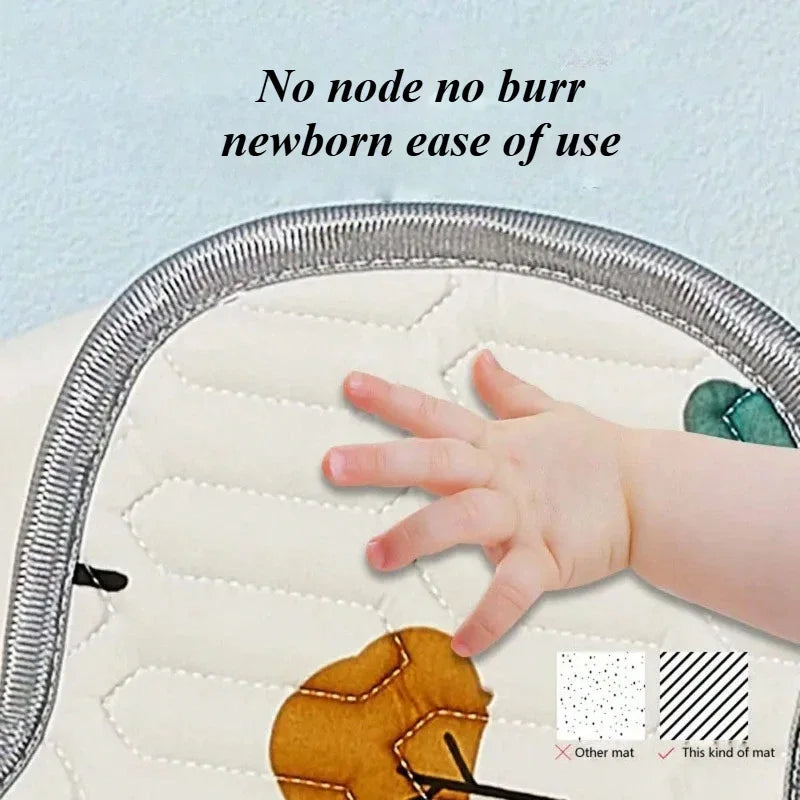 Summer Baby Stroller Cool Mat Baby Stroller Latex Cool Mat Children's Safety Seat Car Ice Feeling Mat Baby Sitting Chair Cushion Qme