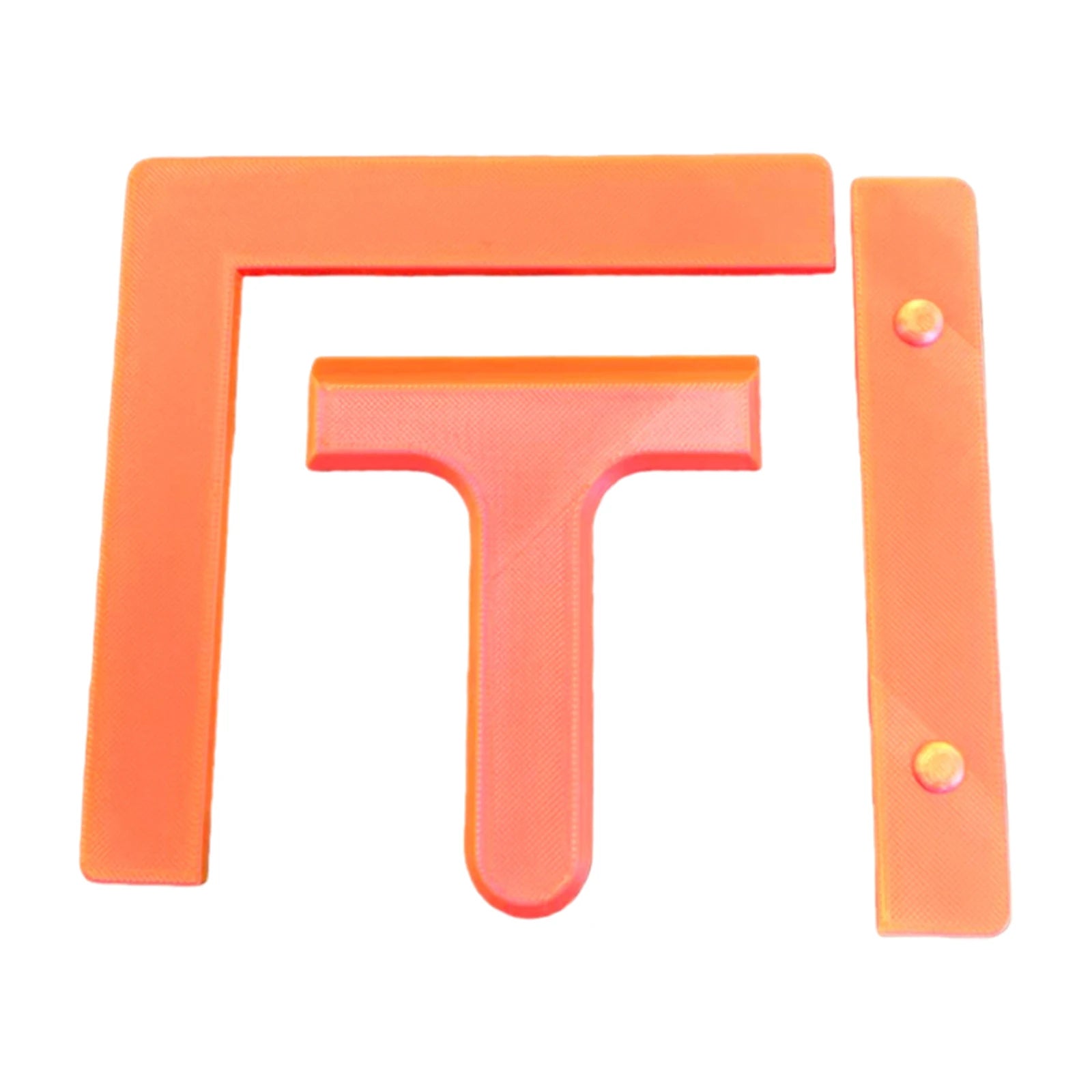 3-Piece Set Diamond Painting Alignment Ruler Diamond Art Straightening Tool Fits Square Kits for Adults Keeps Drills Aligned Qme Vibrant orange