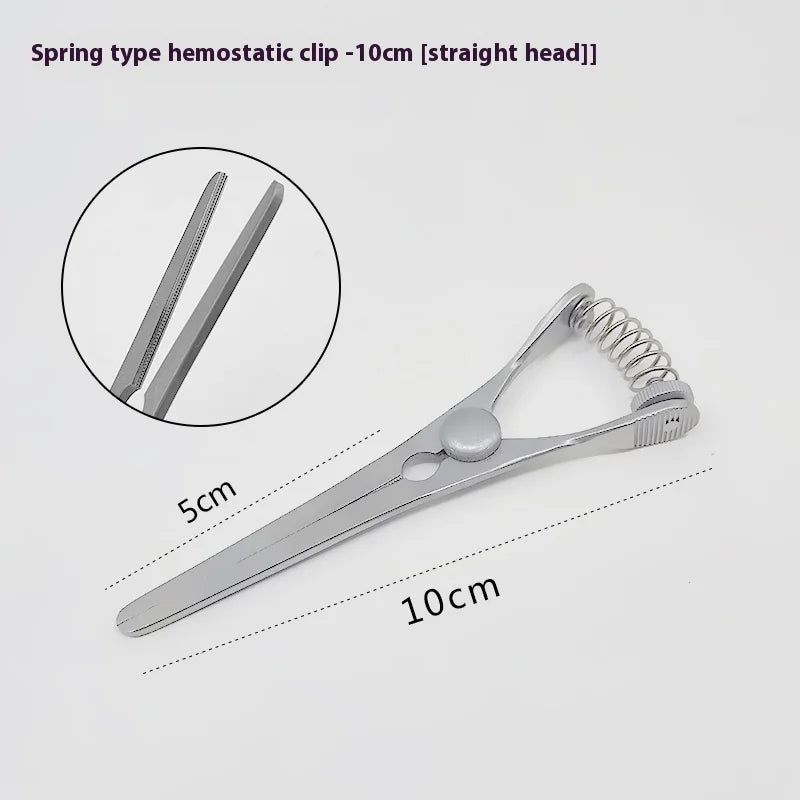 Spring-loaded Hemostatic Clamp Can Be Adjusted Microscopically Qme i