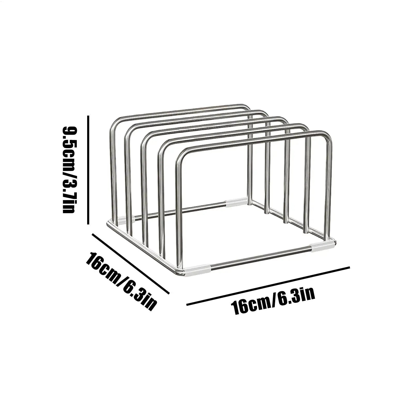 Cutting Board Holder Stand Rustproof Slim Organizer Chopping Offices Qme