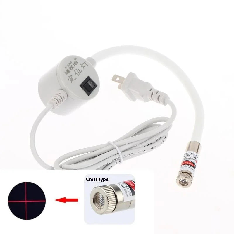 FSM Point Laser Work Light Precision Sewing Machine- Qme Red cross 5mw