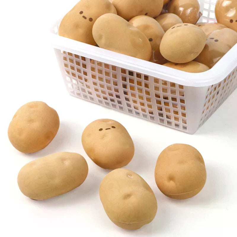 Creative Simulation Food Eraser Potato-shaped Model Children's Qme