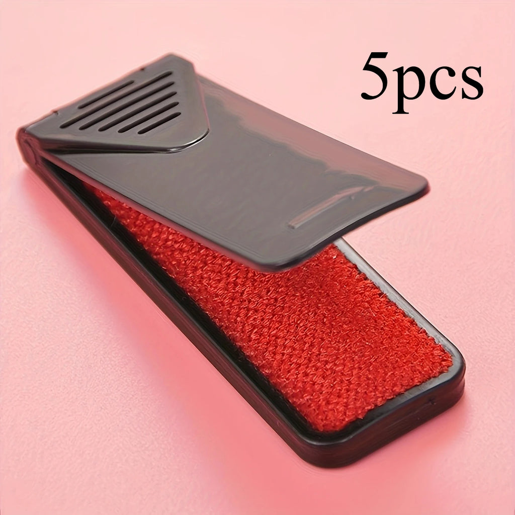 Clothing brush, clothing cleaning and folding brush - Portable dust removal brush - Suitable for sweaters and household cleaning Qme Black