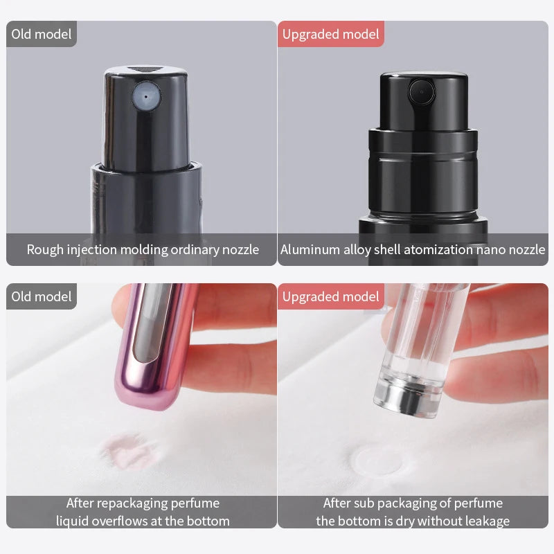 Perfume Atomizer Portable Liquid Container Cosmetics Traveling Mini Qme