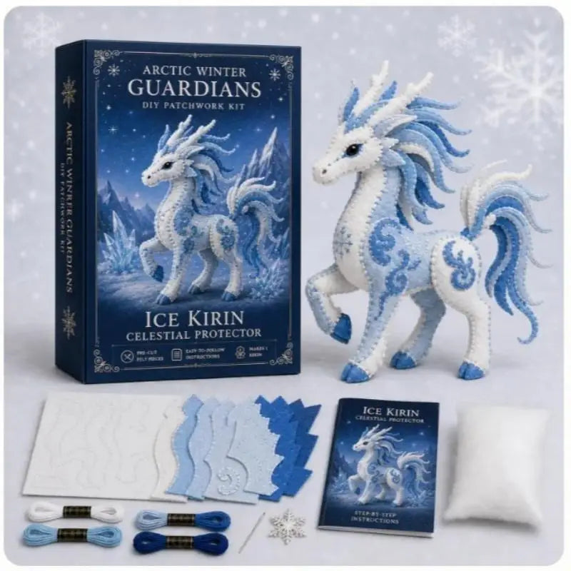 3D Stuffed Animals Mythical Creature, Pre-Cut Handmade Craft Kit For Home Decor & Gift Qme A7