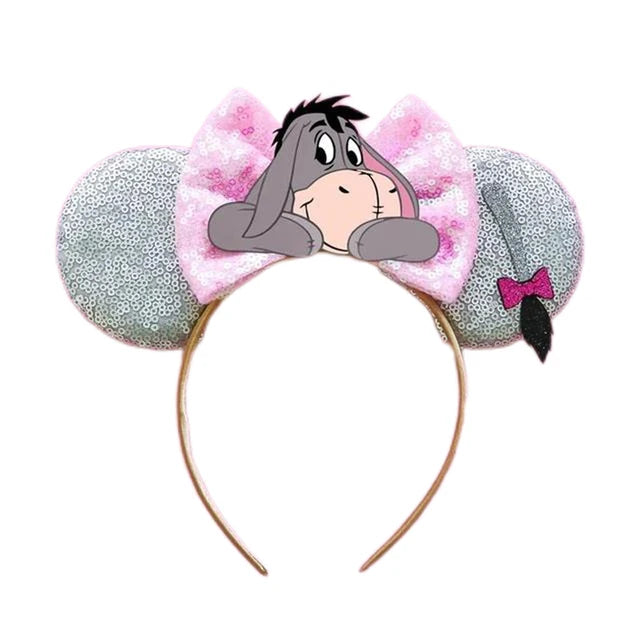Mickey Mouse Headband Bee Winnie the Pooh Bear Hair Bands For Women Tigger Ears Hairwear Eeyore Hairband Piglet Hair Accessories Qme Headband 11