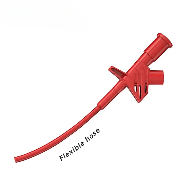 P5004 2pcs Quick Test Hook Clip 1000V High Voltage Flexible Professional Insulated Testing Probes with 4mm Socket Qme