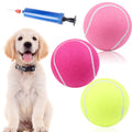1 Pack Portable Air Pump Inflator for Dog Inflatable Tennis Balls Pet Toy Ball Hand Pump（without ball） Qme Army green