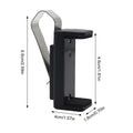 Car Remote Control Clip Adjustable Car Remote Holder Visor Clip Replacement Garage Remote Clip Convenient Garage Door Remote Qme Black