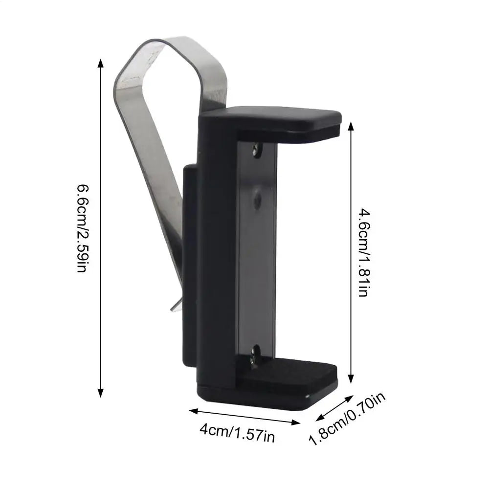 Car Remote Control Clip Adjustable Car Remote Holder Visor Clip Replacement Garage Remote Clip Convenient Garage Door Remote Qme Black