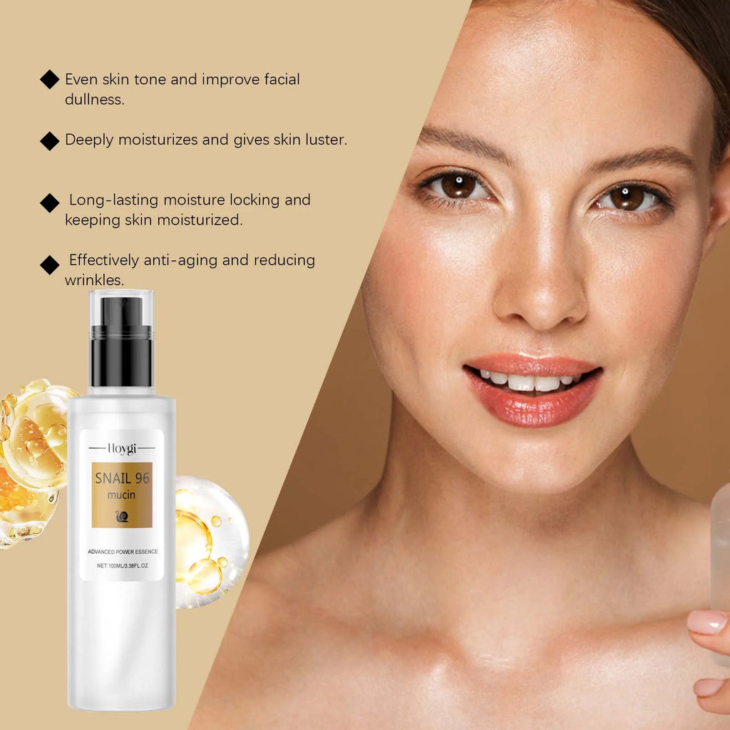 Precious Snail 96 Mucin Power Essence Smoothing Wrinkle Repairing Lift Firm Fade Fine Lines Brightening Skin Care Moisturizing Qme