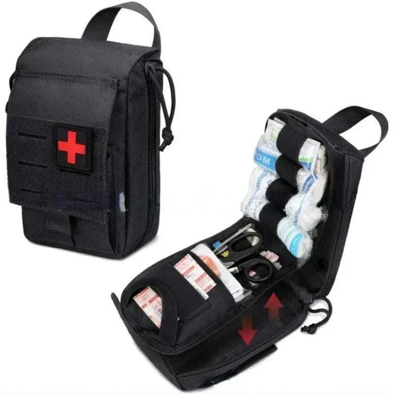 First Aid Kits for Outdoor Emergency, Camping Emergency, 82 Type Triangle Stretch Compression and Sterilization Qme Outdoors packs