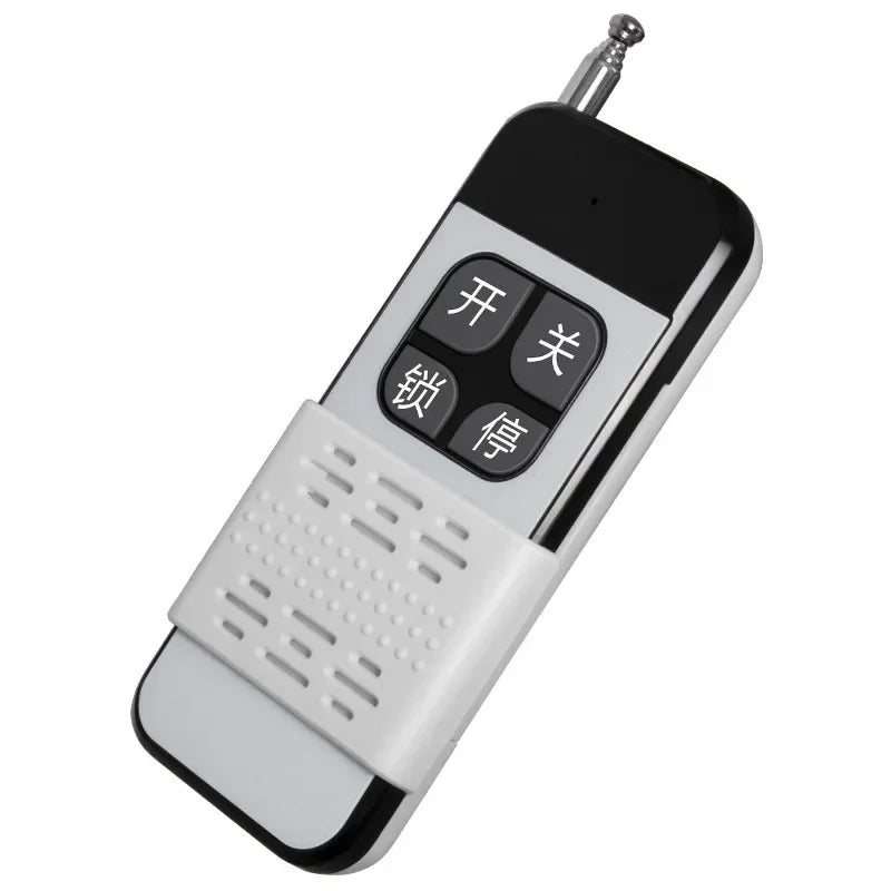 500M Long Range AC 220 V 1CH 1CH Wireless RF Remote Control Light Switch 10A Relay Output Radio Receiver Module+Transmitter Qme Remote control 2