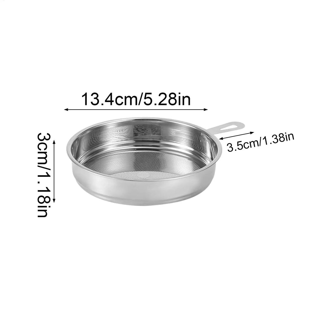 Frying Oil Filter Stainless Steel Mesh Separator Deep Fryer Kitchen Qme