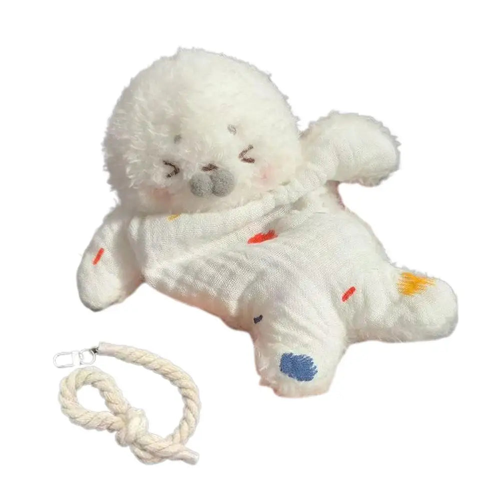 Cute Seal Plush Toy Soothing Bean Bag Great Holiday Couples Friends Qme A