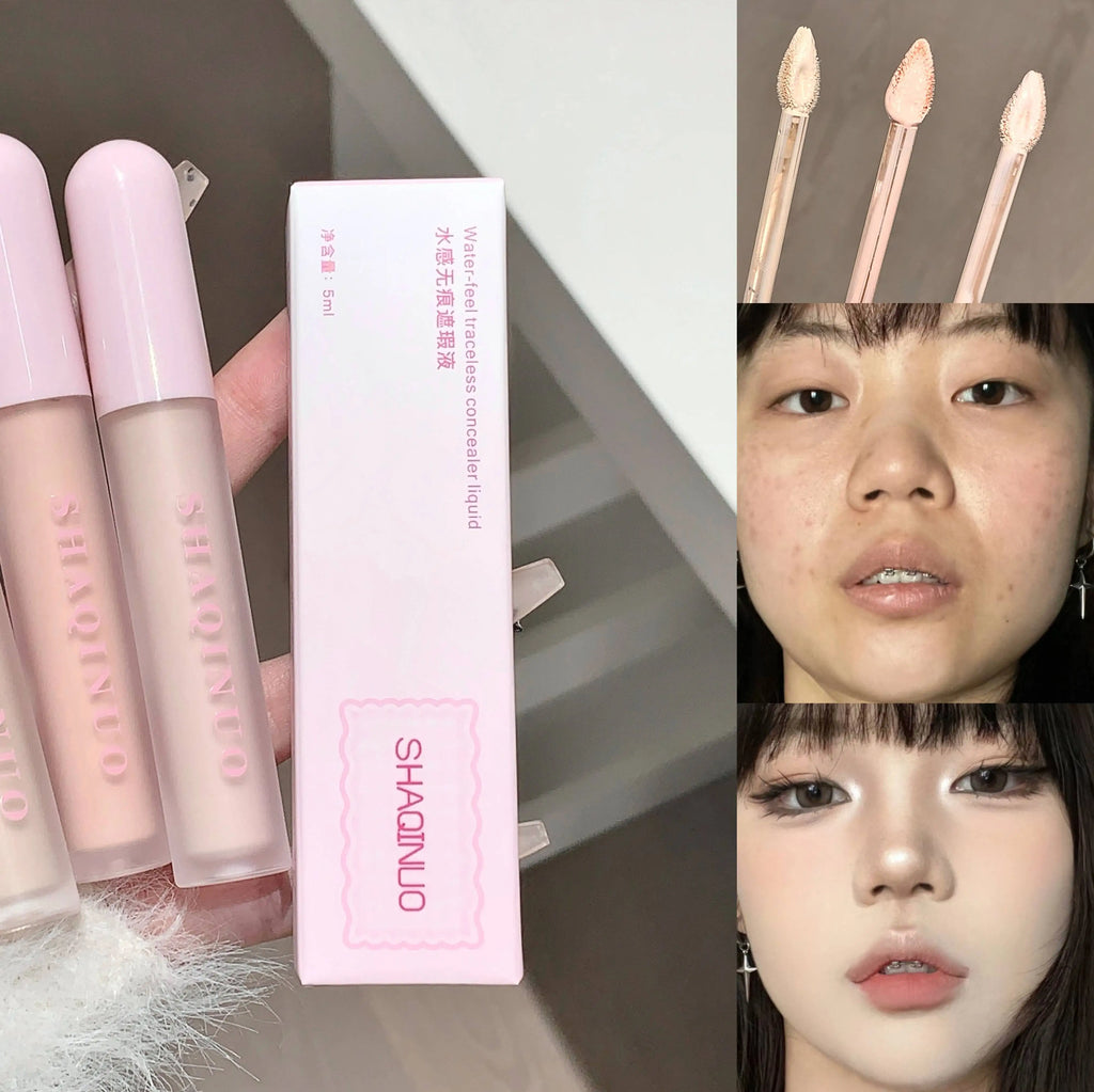 SHAQINUO Water-based Traceless Concealer Moisturizing Brightening Qme