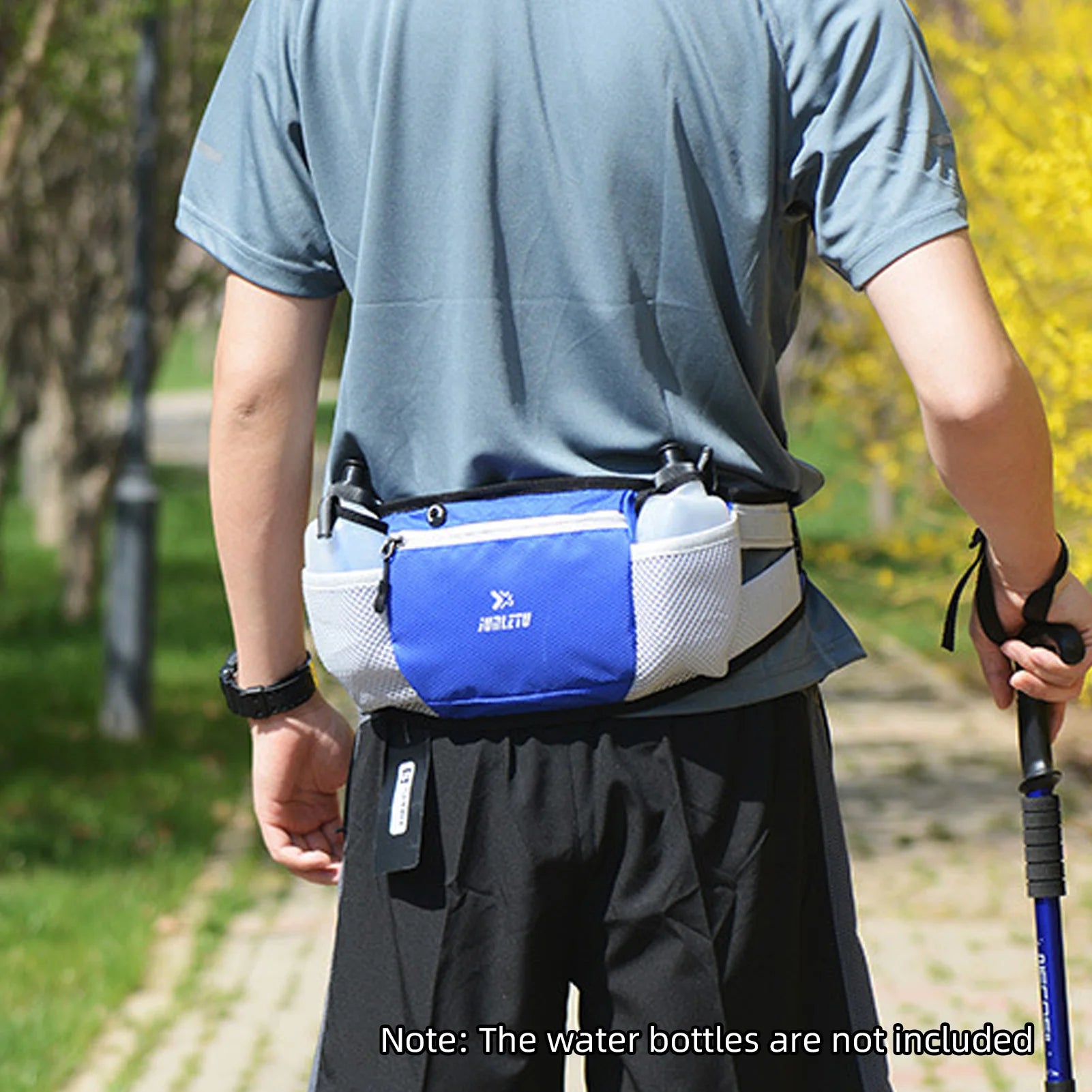 Running Belt Waist Pack Hydration Waist Pack Water Resistant Breathable Runners Belt Water Bottle Fanny Pack for Hiking Camping Qme