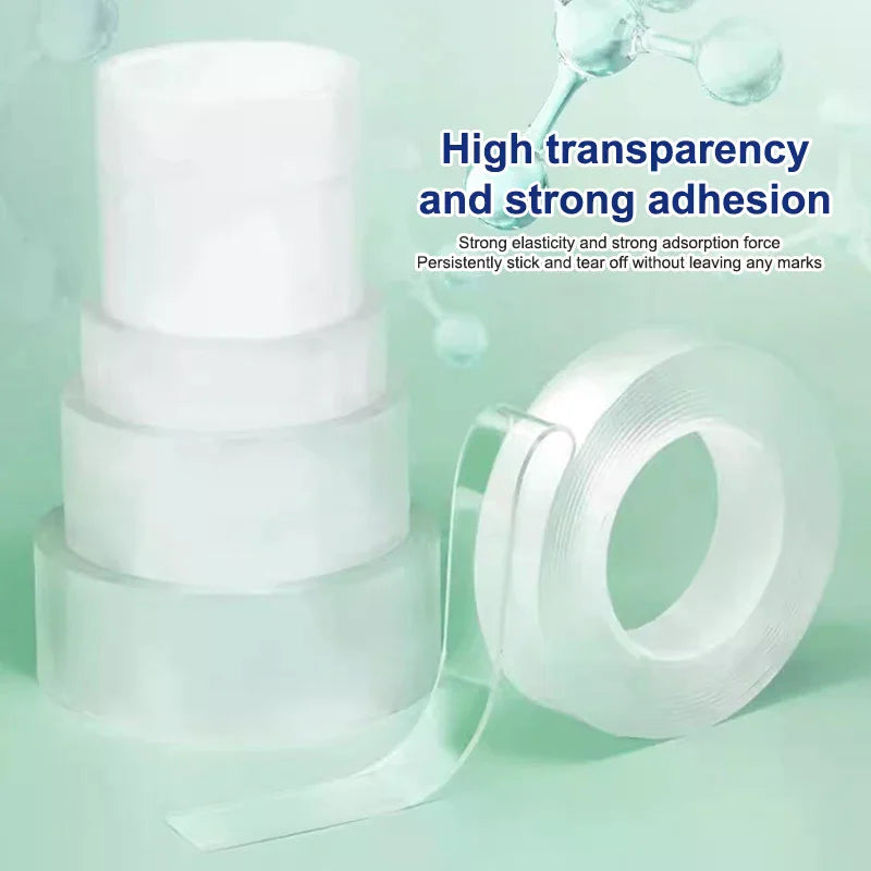 Nano-adhesive Strong Adhesive Transparent Double-sided Tape Qme