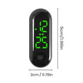 NEW 1pcs Small Digital Clock Waterproof Luminous Mini Digital Clock Adhesive For Sedan Truck Minivan Motorcycles Bike Travel Qme 02