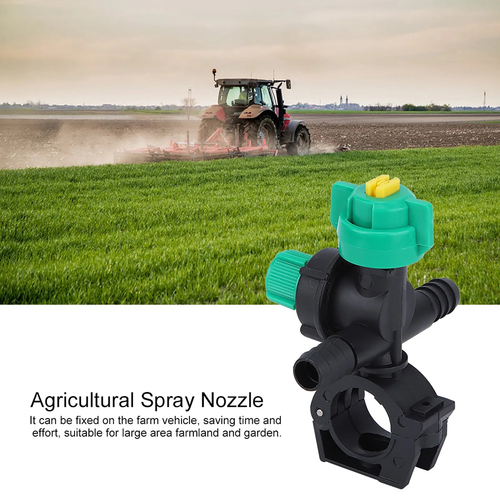 2Pcs Agricultural Sprayer Fan Nozzle External Thread Flat Fan Spray Head for Garden Farming Plant Spraying Equipment Qme
