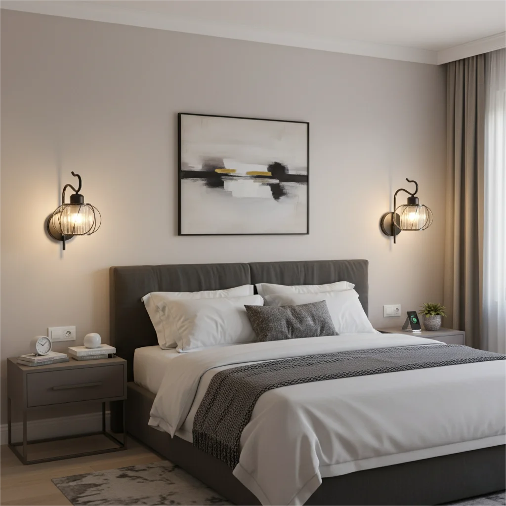 Modern Luxury Gold Wall Lamp Nordic Creative Crystal Sconce Living Room Hallway Bedside Indoor Decoration Metal LED Wall Light Qme