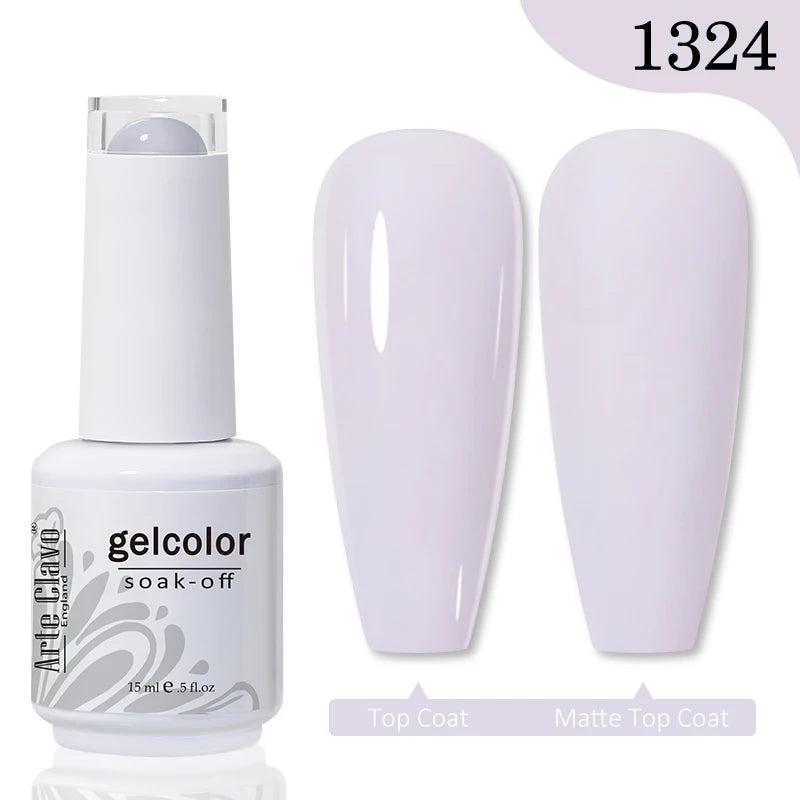Arte Clavo Gel Nail Polishes Pink Nude Hybrid Lak Manicure