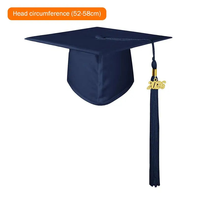 2026 Graduation Cap Headwear With Tassel For High School & Bachelor Degree Cap Unisex Graduation Dress Ceremony Hat Master Qme B4