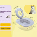 Reusable Cat Sandbox Toilet Seat Training Toolcat System Teach Use Qme A2
