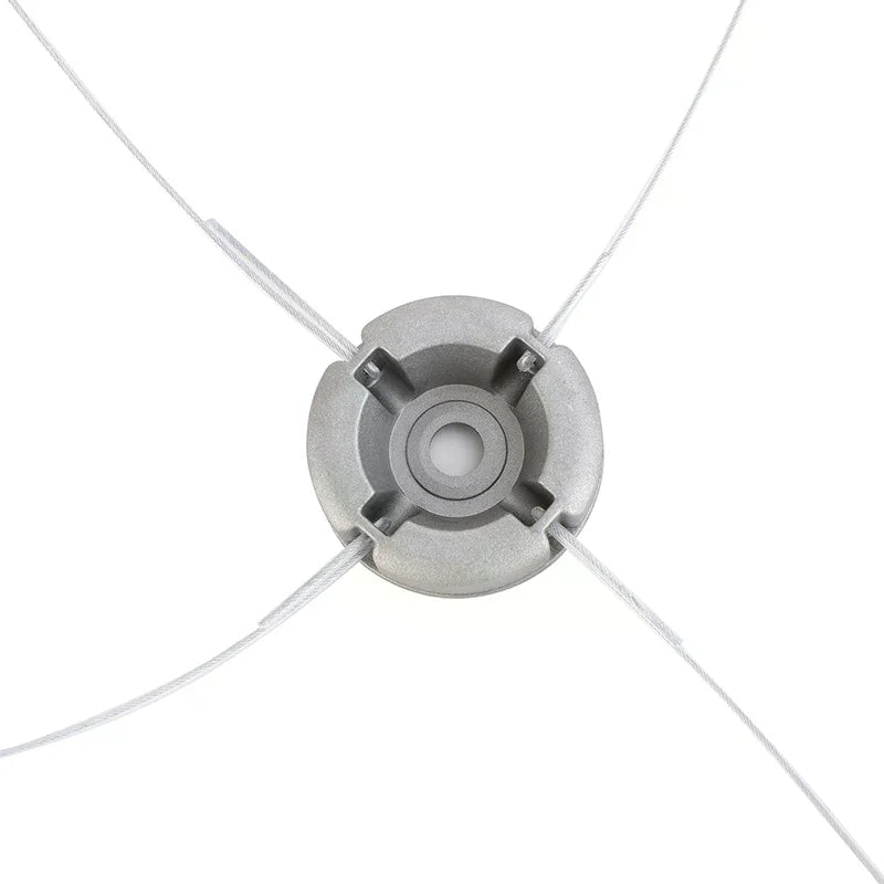 Universal Aluminum Alloy Lawn Mower Head With Nylon Steel Lawn Mowing Line Lawn Mower Replacement Parts Qme